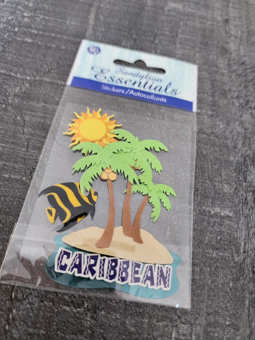 3D Stickers - Caribbean Tropical Fish Sandylion Essentials 3D - NEW RETIRED #28